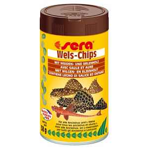 Sera speciální krmivo pro krunýřovité sumečky Wels-Chips 100ml