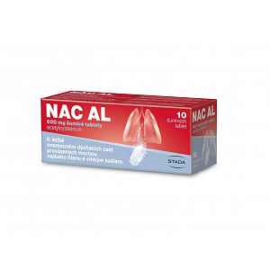NAC AL 600 mg 10 šumivých tablet
