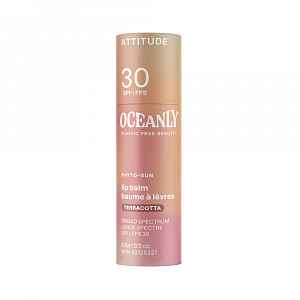 ATTITUDE Oceanly Tónující balzám na rty SPF30 Terracotta 8,5 g