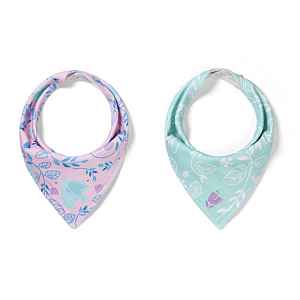 BABYONO Slintáček bavlněný Birds 2ks, 0m+