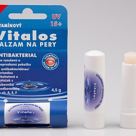 Balzám na rty vitamínový UV+15 Antibakterial 4.5g