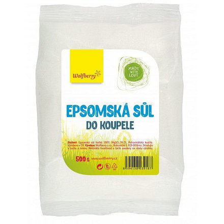 Epsomská sůl do koupele 500 g Wolfberry