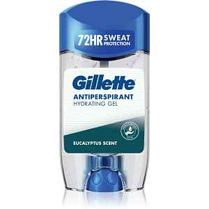 Gillette Antiperspirant Hydrating Gel Eucalyptus Scent gelový antiperspirant s hydratačním účinkem pro muže 70 ml