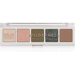 MUA Makeup Academy Eyeshadow Collection 5 Shade Palette paletka očních stínů odstín Wilderness 3.8 g