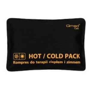 QMED Hot/Cold gelový polštářek černý 10 x 15 cm