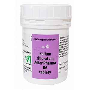 Adler Pharma Nr. 4 Kalium chloratum D6 1000 tablet