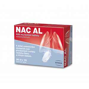 NAC AL 600 mg 20 šumivých tablet