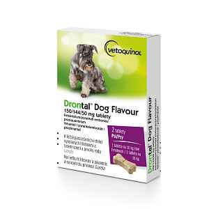 Drontal Dog Flavour odčervovací tablety 2ks