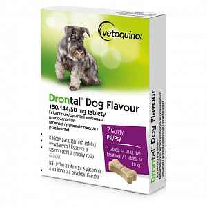 Drontal Dog Flavour odčervovací tablety 2ks