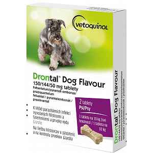 Drontal Dog Flavour odčervovací tablety 2ks