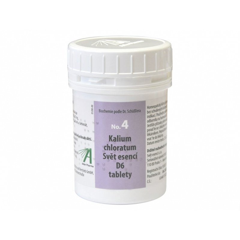 Adler Pharma Nr. 4 Kalium chloratum D6 1000 tablet