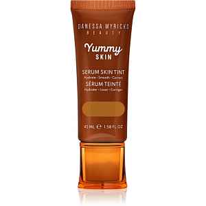 Danessa Myricks Beauty Yummy Skin Serum Skin Tint hydratační make-up s vyhlazujícím účinkem odstín 12 - Dark Skin with Golden Undertones 100 ml