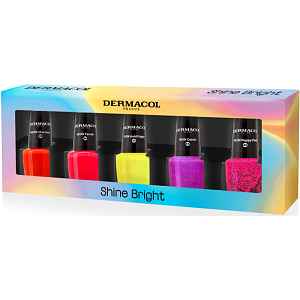 Dermacol Neon Shine Bright sada laků na nehty