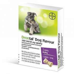 Drontal Dog Flavour odčervovací tablety 2ks