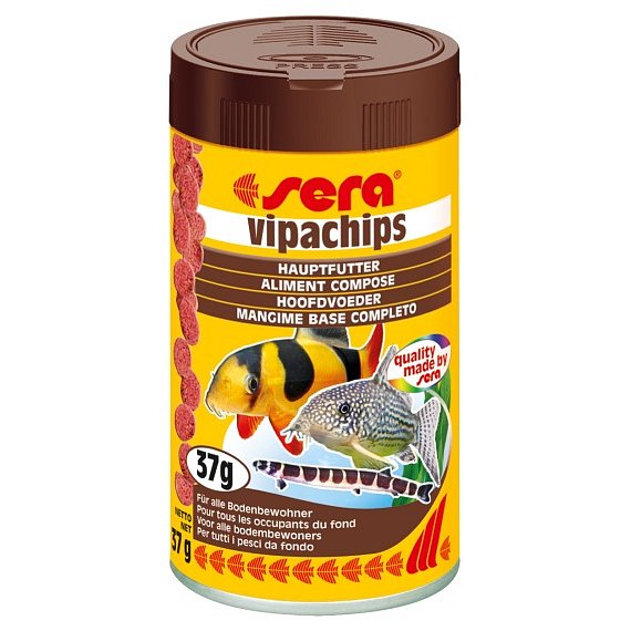 Sera speciální krmivo pro řasožravé ryby Vipachips 100ml