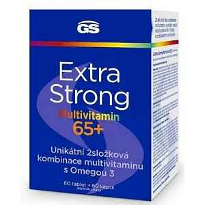 GS Extra Strong Multivitamin 65+ 60 tablet + 60 kapslí dárkové balení 2023
