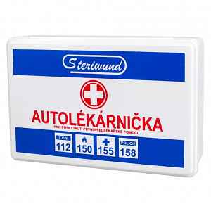Autolékárnička plast vyhl.č.182/2011 Steriwund