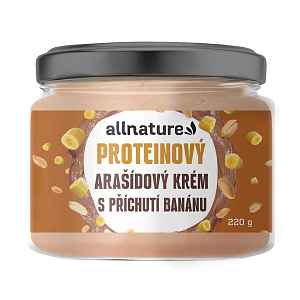Allnature Arašíd. Protein Krém Příchuť Banán 220g
