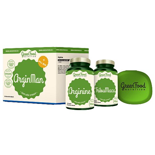 GreenFood Nutrition ArginMan + Pillbox