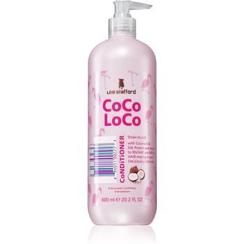 Lee Stafford CoCo LoCo kondicionér s kokosovým olejem pro lesk a hebkost vlasů 600 ml