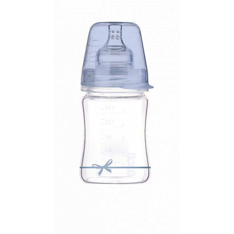 Lovi Lahev skleněná BABY SHOWER kluk 150ml