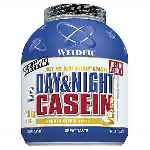 100% Casein, Weider, 1800 g, Vanilka