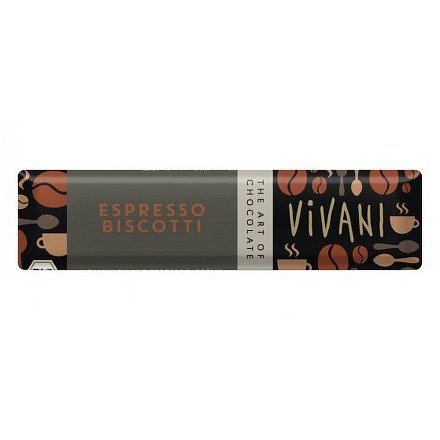 Čokoládová tyčinka s espresso náplní VIVANI 40g - BIO