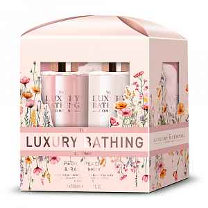 Grace Cole Sada péče o tělo Pivoňka, Broskev & Malina 3 ks