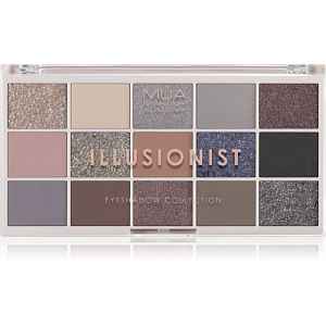 MUA Makeup Academy Eyeshadow Collection 15 Shade Palette paletka očních stínů odstín Illusionist 12 g