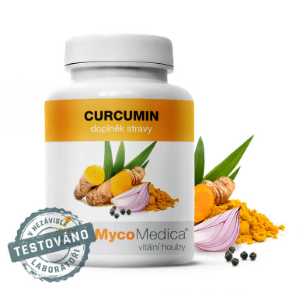 MYCOMEDICA Curcumin 120 vegan rostlinných kapslí