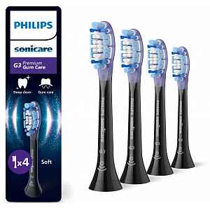 Philips Sonicare Premium Gum Care HX9054/88 náhradní hlavice 4 ks černé