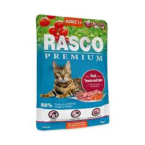 Rasco Premium Adult telecí s rajčaty a bylinkami kapsička 85 g