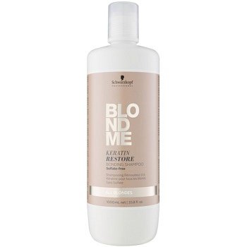 Schwarzkopf Professional Blondme obnovující šampon s keratinem pro všechny typy blond vlasů bez sulfátů  1000 ml