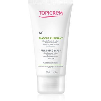 Topicrem AC Purifying Mask hloubkově čisticí maska pro mastnou a smíšenou pleť 50 ml