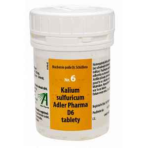 Adler Pharma Nr. 6 Kalium sulfuricum D6 1000 tablet