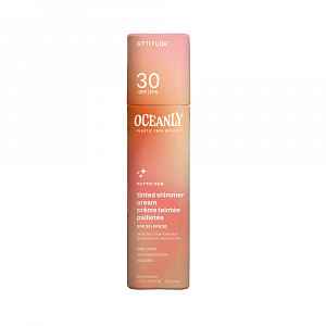ATTITUDE Oceanly Tónující třpytivý hydratační krém SPF30 30 g