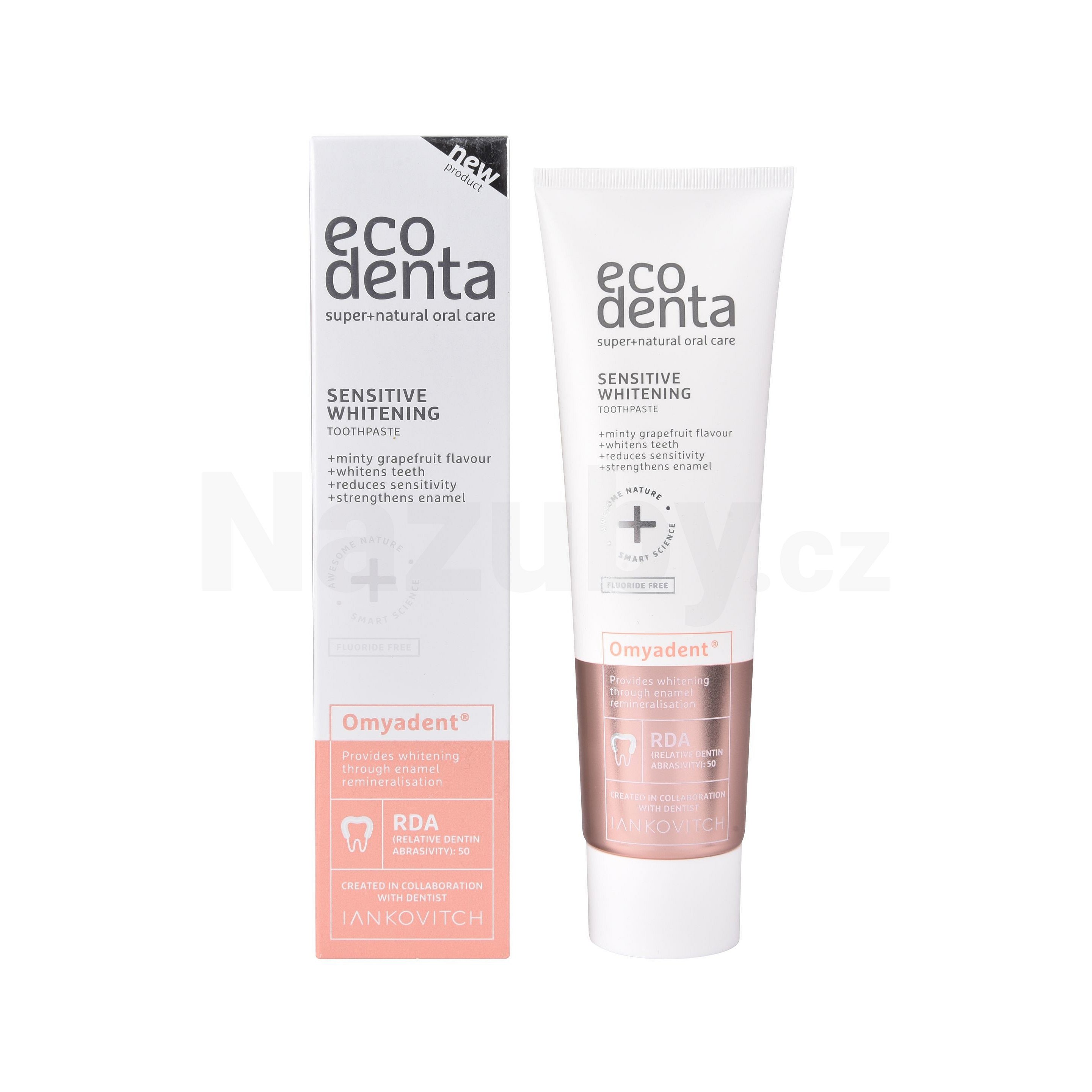 Ecodenta pro citlivé zuby s bělicím účinkem Sensitive Whitening Toothpaste 100 ml