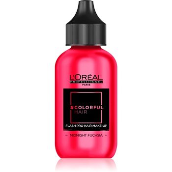 L’Oréal Professionnel Colorful Hair Pro Hair Make-up jednodenní vlasový make-up odstín Midnight Fuchsia 60 ml