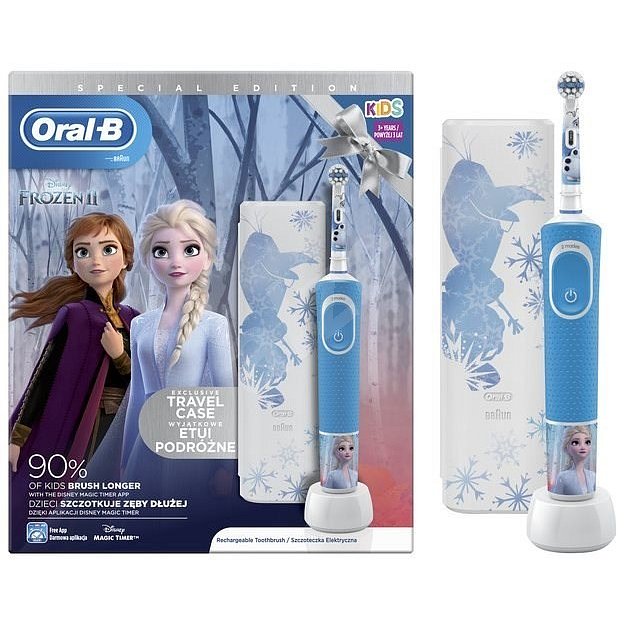 Oral-B El.kart. Vitality D100 dět.Frozen + pouzdro - II. jakost