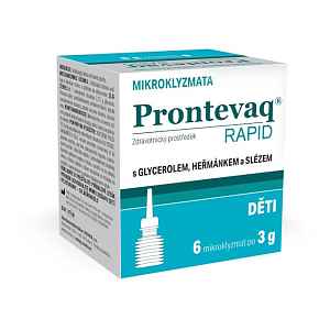 Prontevaq RAPID mikroklyzma děti 6 x 3 g