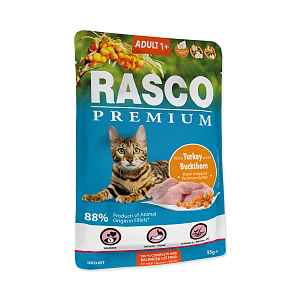 Rasco Premium Adult krůta s rakytníkem kapsička 85 g