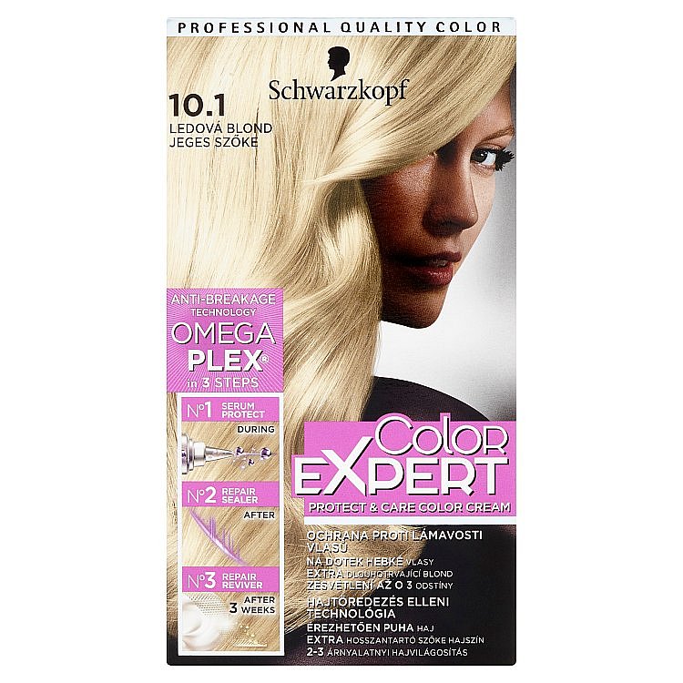Schwarzkopf Color Expert barva na vlasy 10.1 Ledová blond, 50 ml