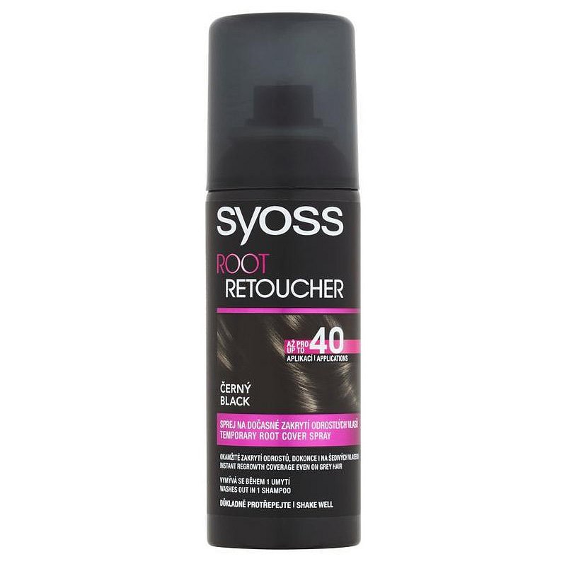 Syoss Sprej na odrasty Root Retoucher černý 120ml