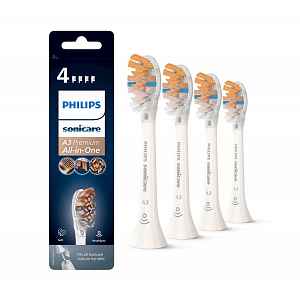 Philips Sonicare A3 Premium HX9094/10 náhradní hlavice 4 ks bílé