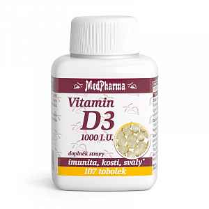 Medpharma Vitamin D3 1000 I.u. Tobolek 107