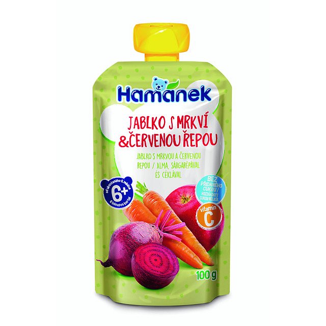 HAMÁNEK Jablko s mrkví & červenou řepou 100 g