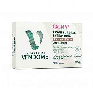 Laboratoires Vendome Calm Extra jemné tuhé mýdlo s bambuckým máslem 125 g