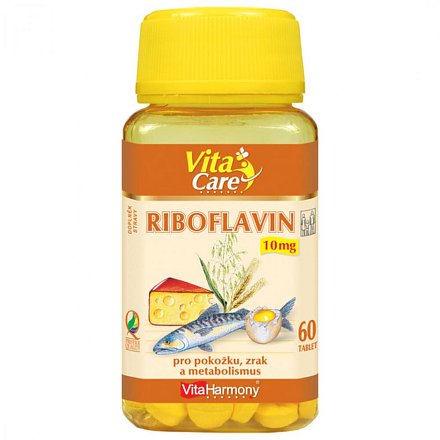 VitaHarmony Riboflavin tablety 60 x 10 mg