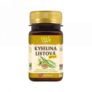 VitaHarmony Kyselina listová tablety 90 x 400 mcg
