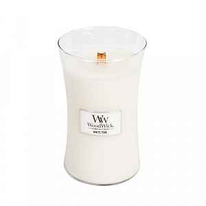 WoodWick vonná svíčka váza White Teak  609,5 g